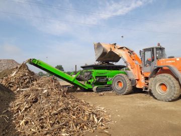 Franzoi TAZ-280 Mobile Dual Shaft Shredder
