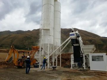 Frumecar Dry 1000C Static Concrete Batch Plant