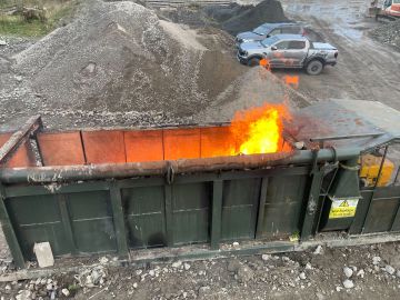 Merris WX-7 Air Curtain Incinerator