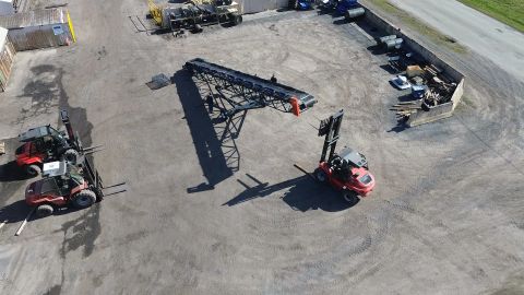 Portable Stackers R3640 Radial Conveyor